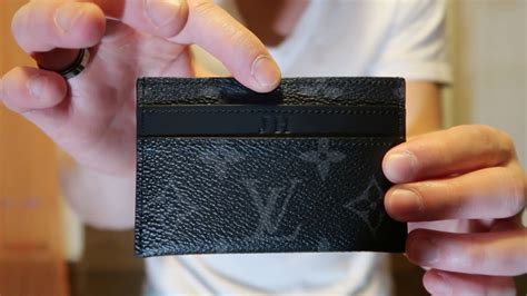 louis vuitton porte cartes double card holder|louis vuitton name card holder.